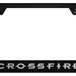 Crossfire Cut-Out Frame - Laser Etched Black