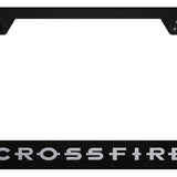 Crossfire Cut-Out Frame - Laser Etched Black