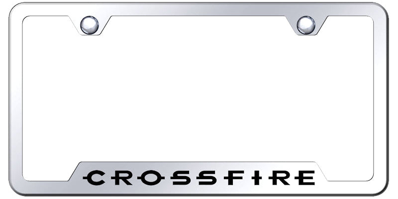 Crossfire Cut-Out Frame - Laser Etched Mirrored