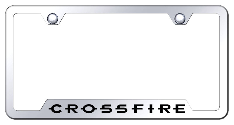 Crossfire Cut-Out Frame - Laser Etched Mirrored