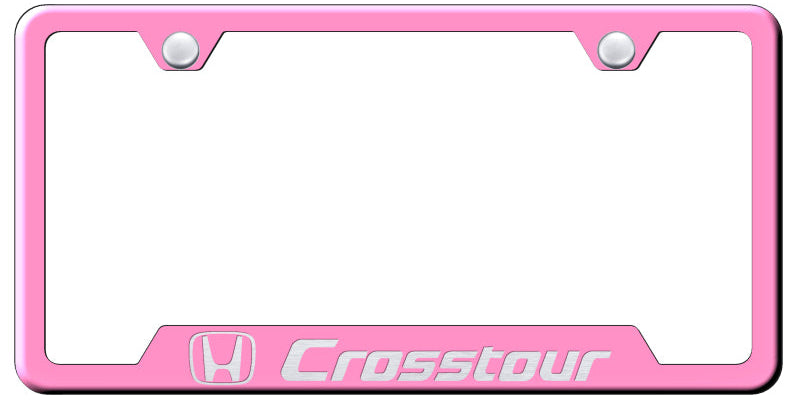 Crosstour Cut-Out Frame - Laser Etched Pink