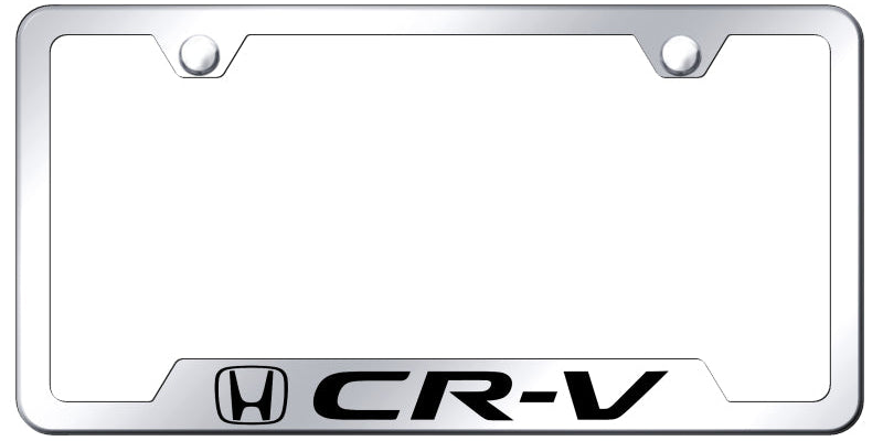 CR-V Cut-Out Frame - Laser Etched Mirrored