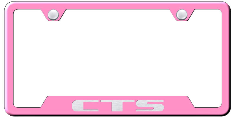 CTS Cut-Out Frame - Laser Etched Pink