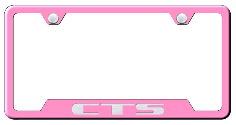 CTS Cut-Out Frame - Laser Etched Pink