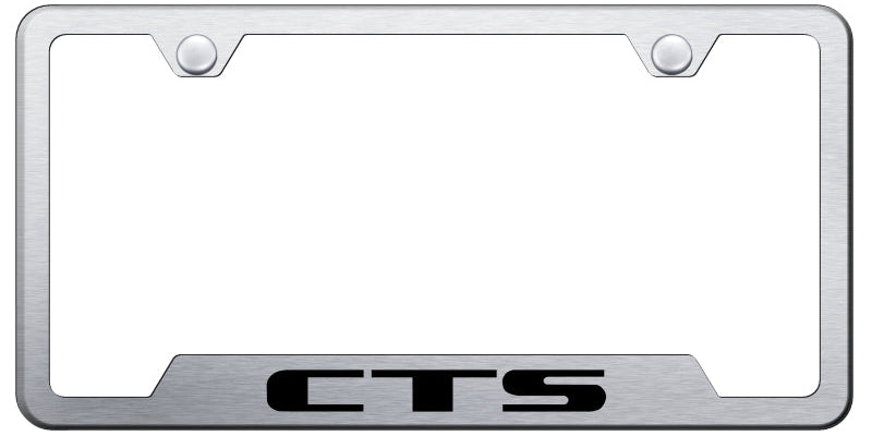 CTS Cut-Out Frame - Laser Etched Brushed