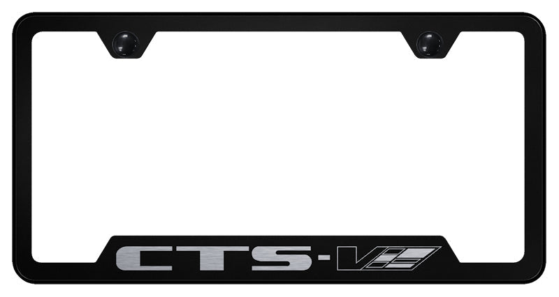 CTS-V Cut-Out Frame - Laser Etched Black