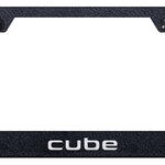 Cube Cut-Out Frame - Laser Etched Rugged Black