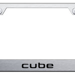 Cube Cut-Out Frame - Laser Etched Brushed