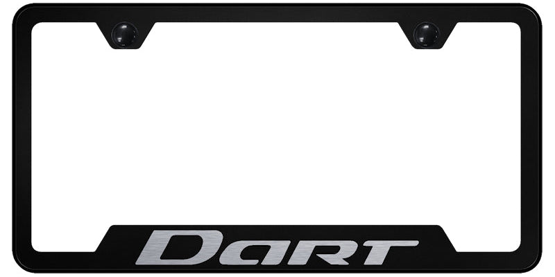 Dart Cut-Out Frame - Laser Etched Black