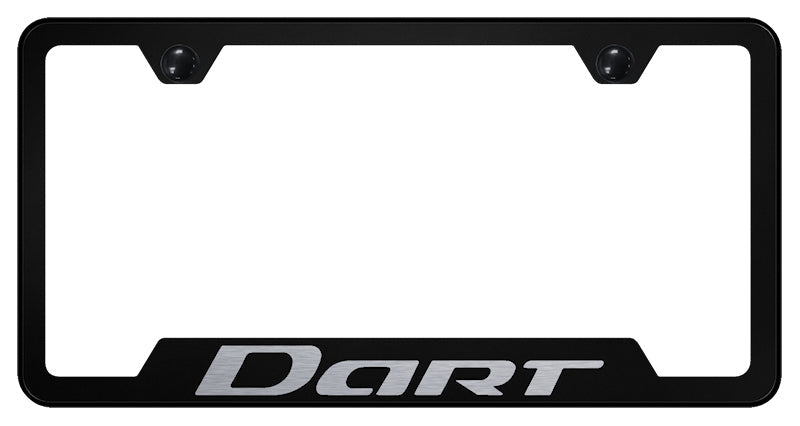 Dart Cut-Out Frame - Laser Etched Black