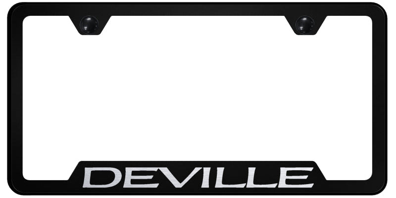 Deville Cut-Out Frame - Laser Etched Black