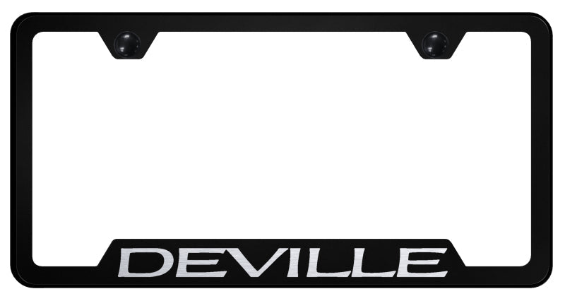 Deville Cut-Out Frame - Laser Etched Black