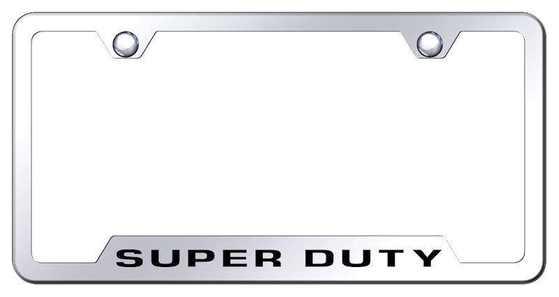 Super Duty Cut-Out Frame - Laser Etched Mirrored