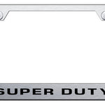 Super Duty Cut-Out Frame - Laser Etched Brushed