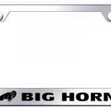 Ram Big Horn Cut-Out Frame - Laser Etched Mirrored