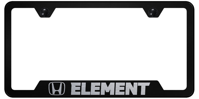 Element Cut-Out Frame - Laser Etched Black