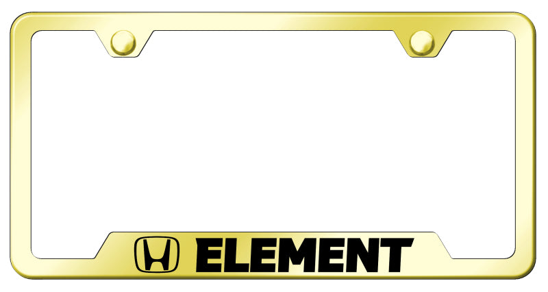 Element Cut-Out Frame - Laser Etched Gold