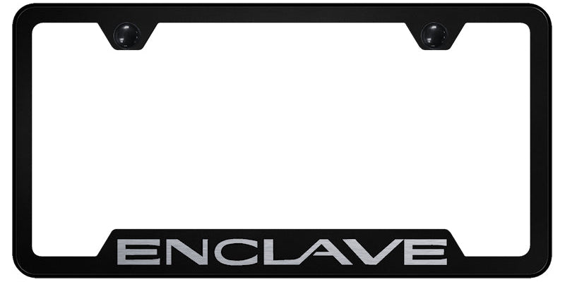 Enclave Cut-Out Frame - Laser Etched Black