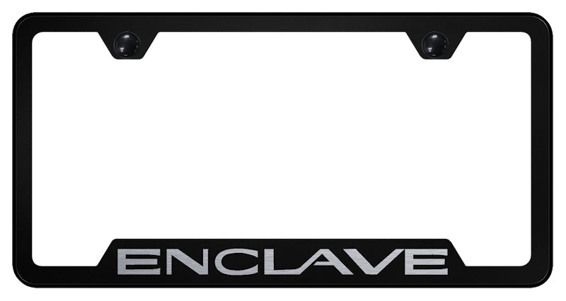 Enclave Cut-Out Frame - Laser Etched Black