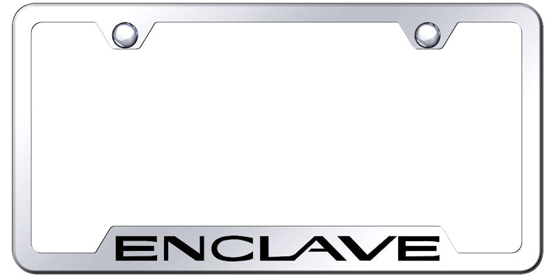 Enclave Cut-Out Frame - Laser Etched Mirrored