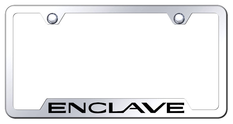 Enclave Cut-Out Frame - Laser Etched Mirrored