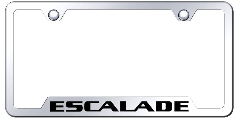 Escalade Cut-Out Frame - Laser Etched Mirrored