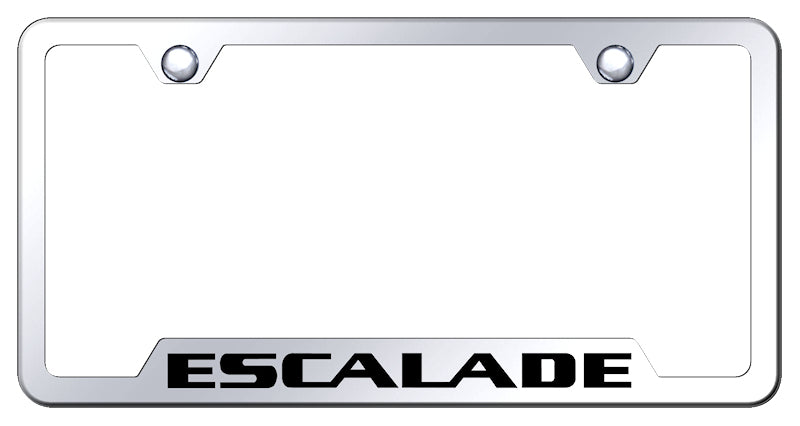 Escalade Cut-Out Frame - Laser Etched Mirrored