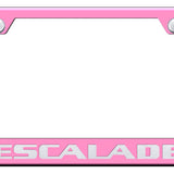 Escalade Cut-Out Frame - Laser Etched Pink