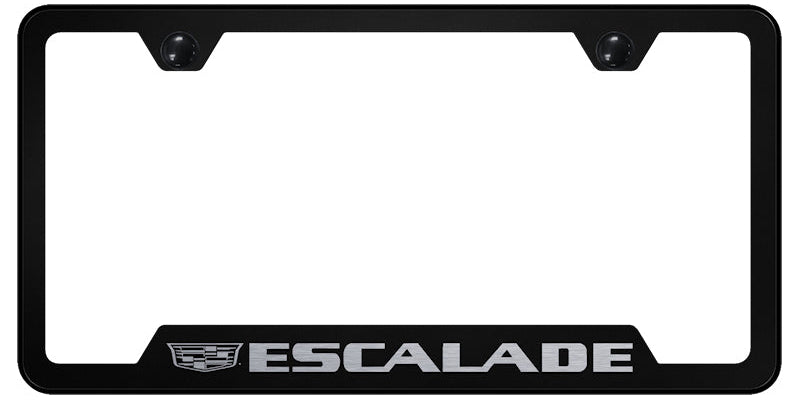 Escalade 2014 Cut-Out Frame - Laser Etched Black