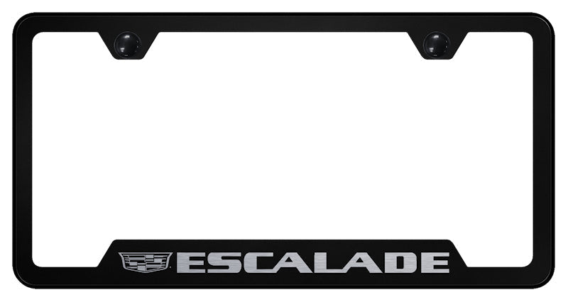 Escalade 2014 Cut-Out Frame - Laser Etched Black