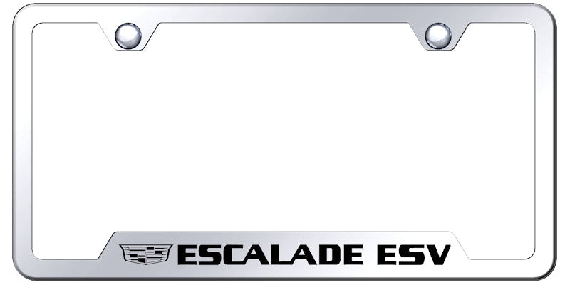 Escalade ESV 2014 Cut-Out Frame - Laser Etched Mirrored