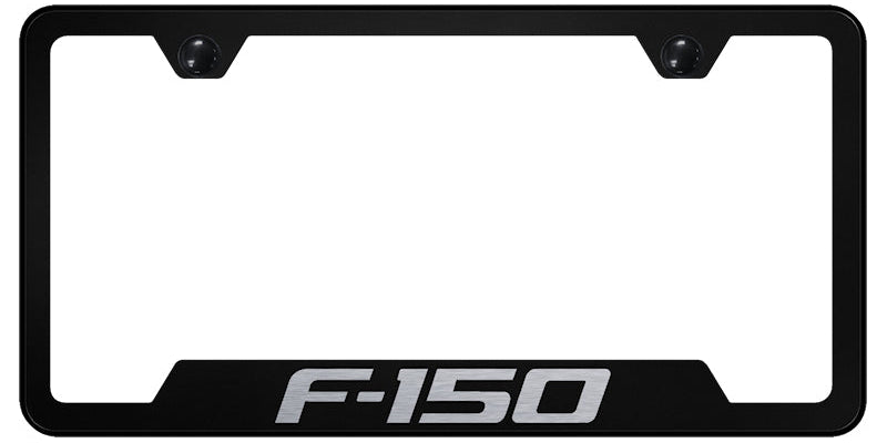 F-150 Cut-Out Frame - Laser Etched Black