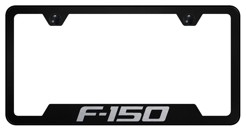 F-150 Cut-Out Frame - Laser Etched Black