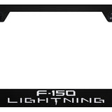 F-150 Lightning Cut-Out Frame - Laser Etched Black