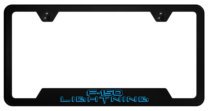 F-150 Lightning Cut-Out Frame - UV Print on Black