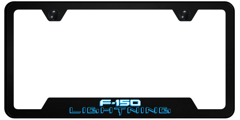 F-150 Lightning 2 Cut-Out Frame - UV Print on Black