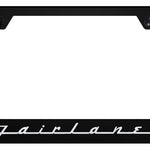 Fairlane Cut-Out Frame - Laser Etched Black