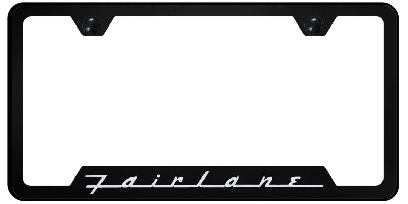 Fairlane Cut-Out Frame - Laser Etched Black