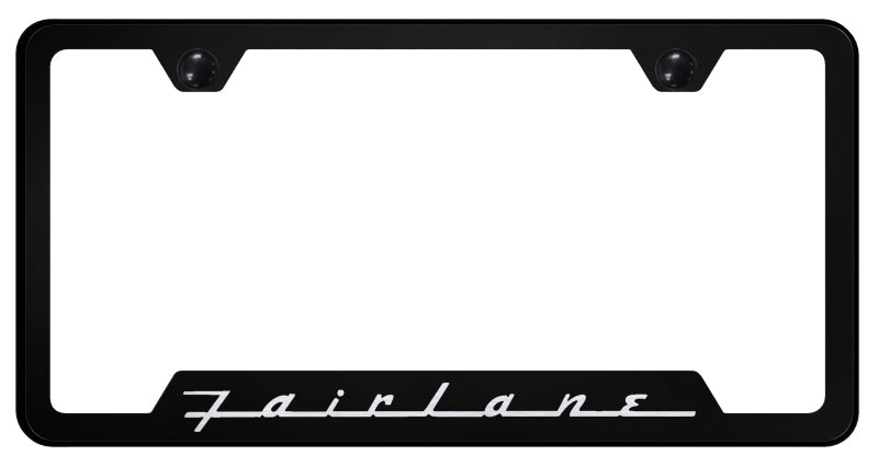 Fairlane Cut-Out Frame - Laser Etched Black