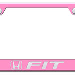 Fit Cut-Out Frame - Laser Etched Pink