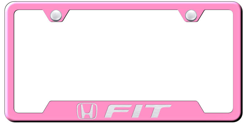 Fit Cut-Out Frame - Laser Etched Pink