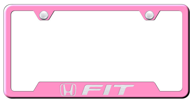 Fit Cut-Out Frame - Laser Etched Pink