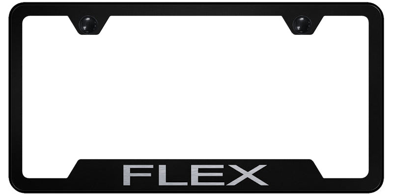 Flex Cut-Out Frame - Laser Etched Black