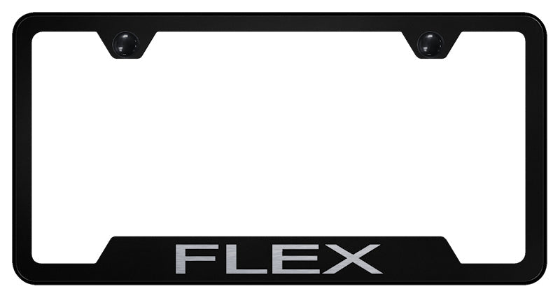 Flex Cut-Out Frame - Laser Etched Black