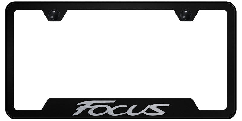 Focus Cut-Out Frame - Laser Etched Black