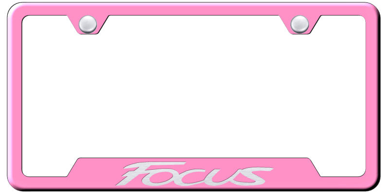 Focus Cut-Out Frame - Laser Etched Pink