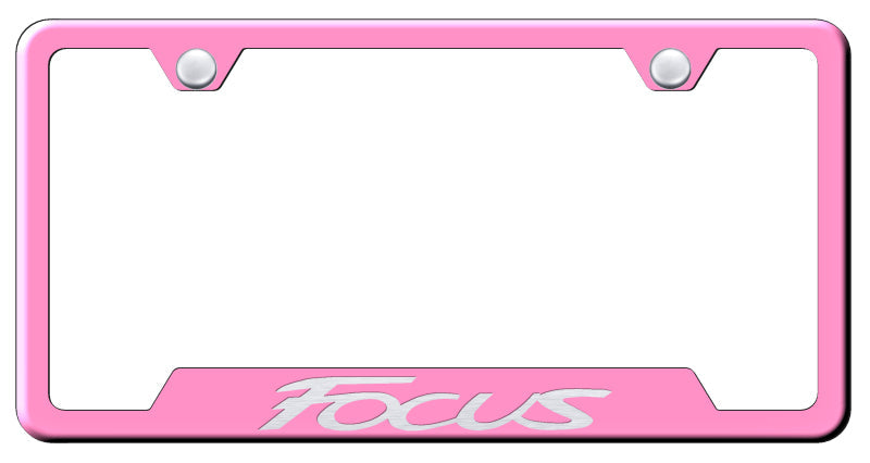 Focus Cut-Out Frame - Laser Etched Pink