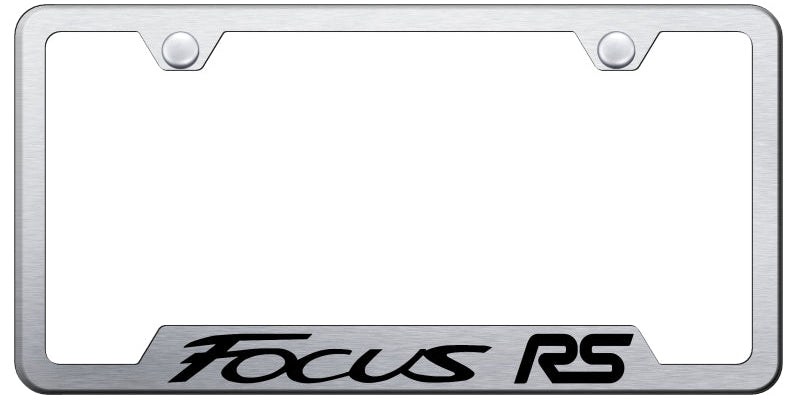 Focus RS Cut-Out Frame - Laser Etched Brushed