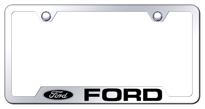 Ford Cut-Out Frame - Laser Etched Mirrored