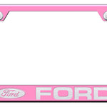 Ford Cut-Out Frame - Laser Etched Pink